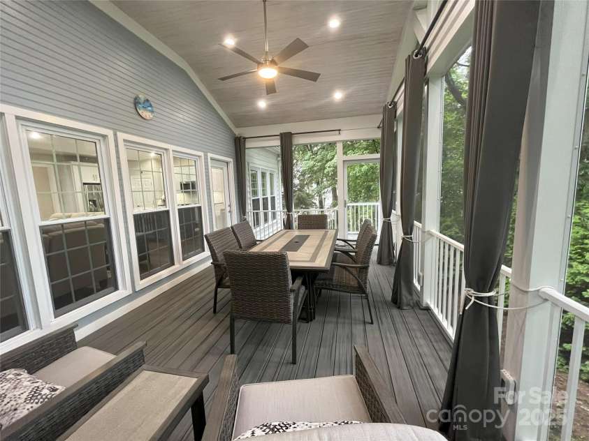 5929 Waterelm Lane, Charlotte, NC 28269.  MLS# CAR4264199, YatesRealty ID 27628. Premium Deck