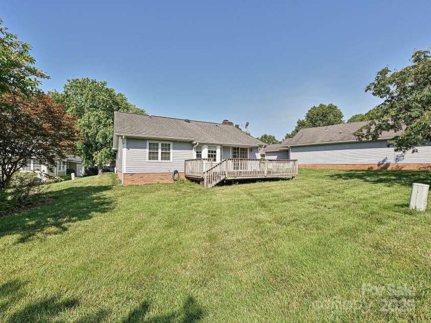 2912 Peachwood Court, Fort Mill, SC 29715.  MLS# CAR4276302, YatesRealty ID 27631. Back of House