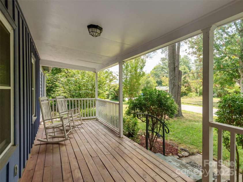 304 Old Haw Creek Road, Asheville, NC 28805.  MLS# CAR4275687, YatesRealty ID 27634. Adorable covered front porch