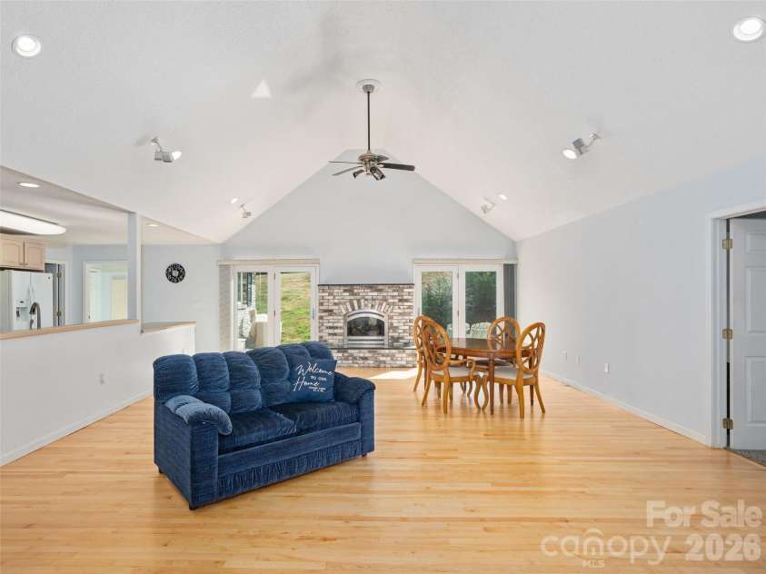 124 Dogwood Circle, Burnsville, NC 28714.  MLS# CAR4290145, YatesRealty ID 2764. Gas Log Fireplace 