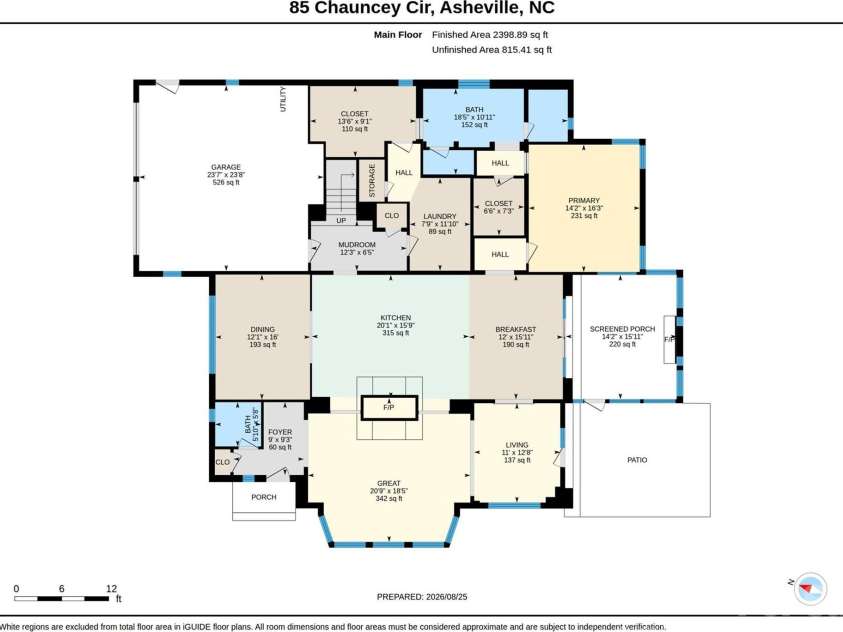 85 Chauncey Circle, Asheville, NC 28803.  MLS# CAR4420374, YatesRealty ID 27640. 