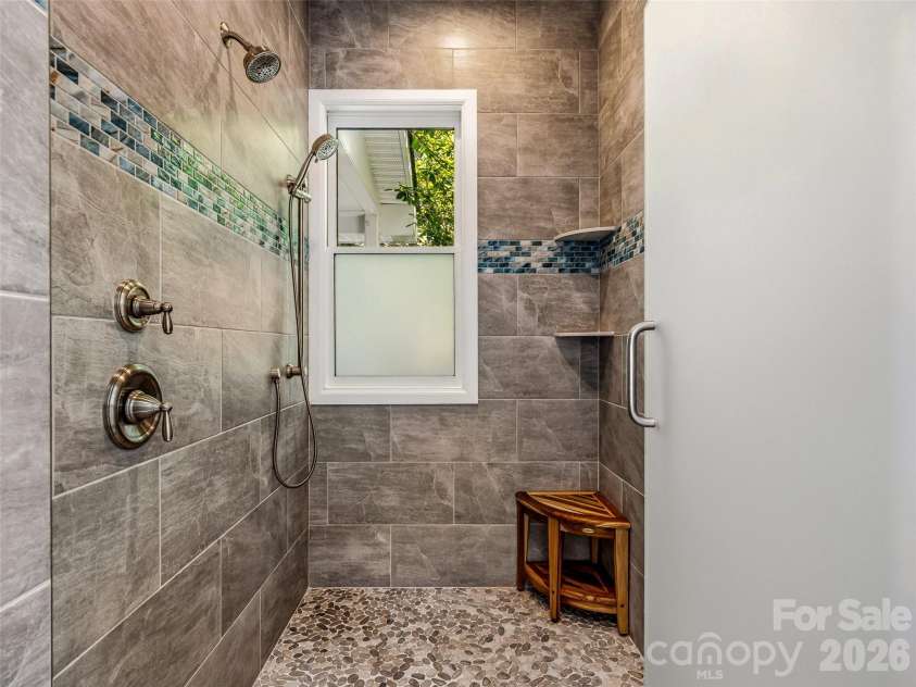 243 Poplar Lane, Pisgah Forest, NC 28712.  MLS# CAR4386955, YatesRealty ID 27648. Master Bath