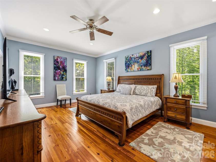 243 Poplar Lane, Pisgah Forest, NC 28712.  MLS# CAR4386955, YatesRealty ID 27648. Master Suite Main Level