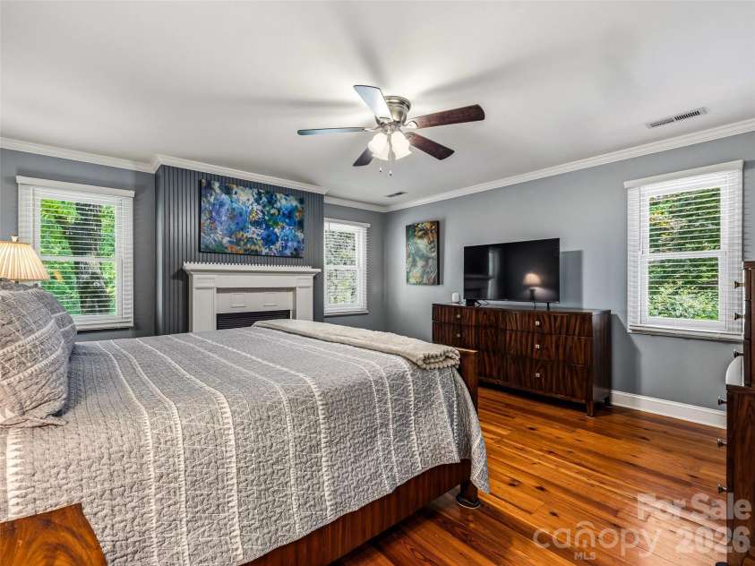 243 Poplar Lane, Pisgah Forest, NC 28712.  MLS# CAR4386955, YatesRealty ID 27648. Second master suite upper level