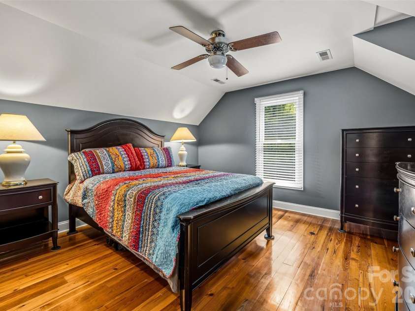 243 Poplar Lane, Pisgah Forest, NC 28712.  MLS# CAR4386955, YatesRealty ID 27648. Upper level bedroom
