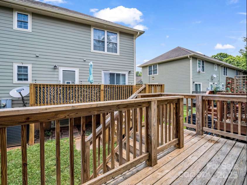 34 Douglas Fir Avenue, Arden, NC 28704.  MLS# CAR4275111, YatesRealty ID 27661. Back porch