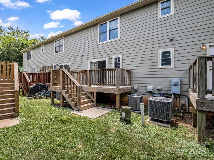 34 Douglas Fir Avenue, Arden, NC 28704.  MLS# CAR4275111, YatesRealty ID 27661. Back porch