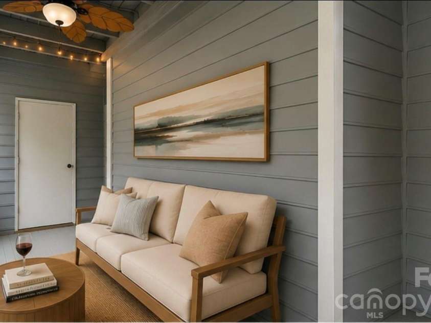 6043 Green Forest Drive, Charlotte, NC 28212.  MLS# CAR4385664, YatesRealty ID 27662. Virtually Staged Private Screened Patio!