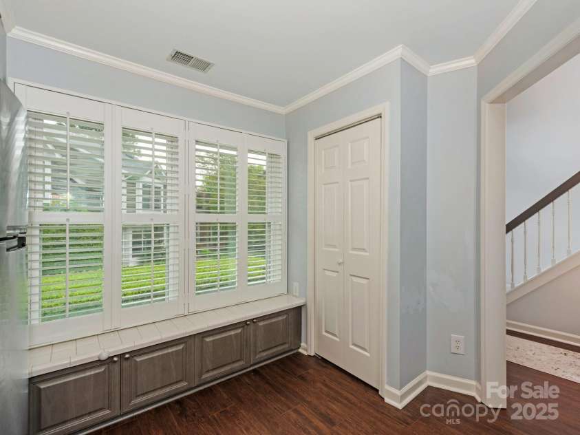 8251 Tradd Court, Charlotte, NC 28210.  MLS# CAR4247585, YatesRealty ID 27663. Built-in kitchen storage