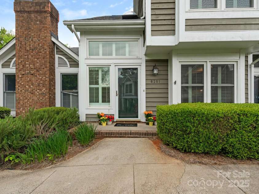 8251 Tradd Court, Charlotte, NC 28210.  MLS# CAR4247585, YatesRealty ID 27663. Front