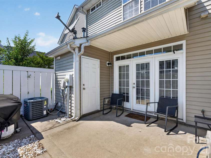 4071 Center Place Drive, Harrisburg, NC 28075.  MLS# CAR4380893, YatesRealty ID 27667. Rear Patio Area.