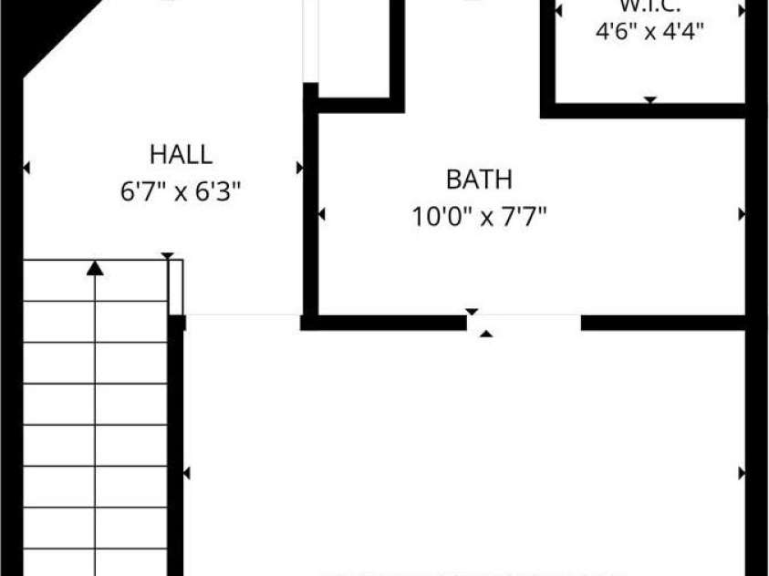 4071 Center Place Drive, Harrisburg, NC 28075.  MLS# CAR4380893, YatesRealty ID 27667. Square Footage and Floor Plan- Upper Level
