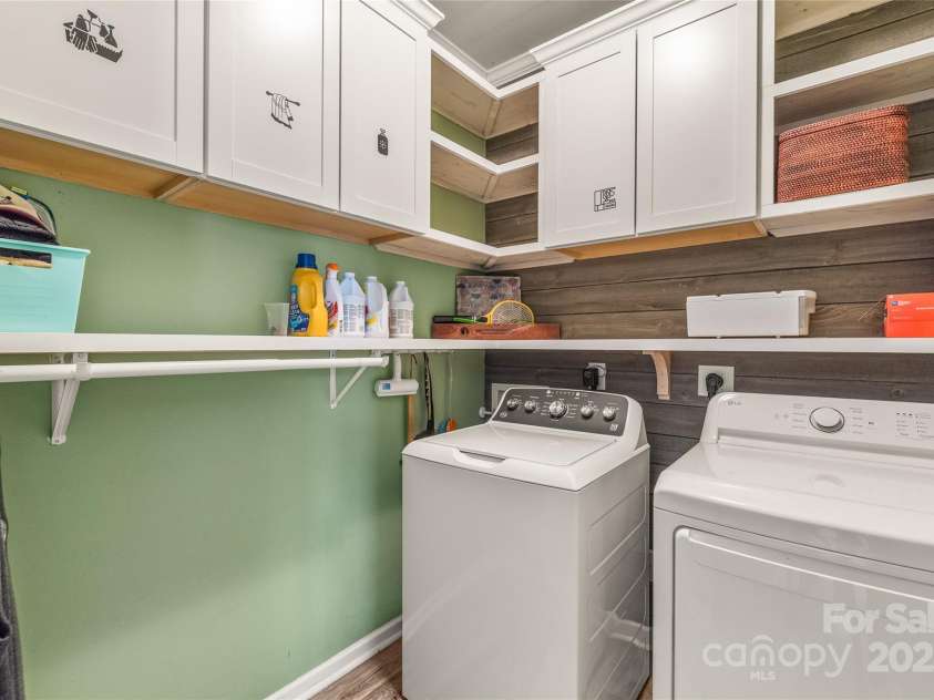 3215 Roan Street, Concord, NC 28027.  MLS# CAR4328709, YatesRealty ID 2767. Laundry with plenty of storage and space 