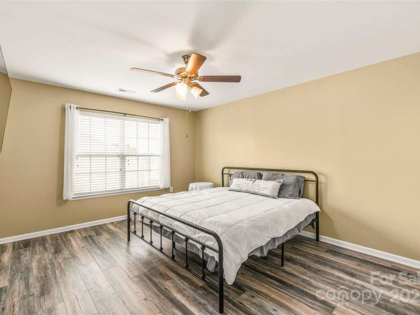 3215 Roan Street, Concord, NC 28027.  MLS# CAR4328709, YatesRealty ID 2767. Second guest room with wak in closet