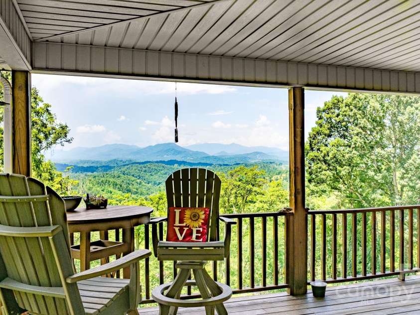 715 Sunset Mountain Road, Bakersville, NC 28705.  MLS# CAR4276207, YatesRealty ID 27672. Imagine enjoying your favorite beverage here!