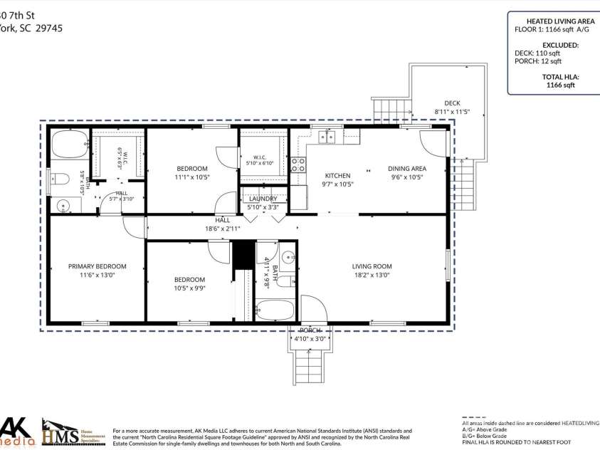 30 Seventh Street, York, SC 29745.  MLS# CAR4387383, YatesRealty ID 27676. 