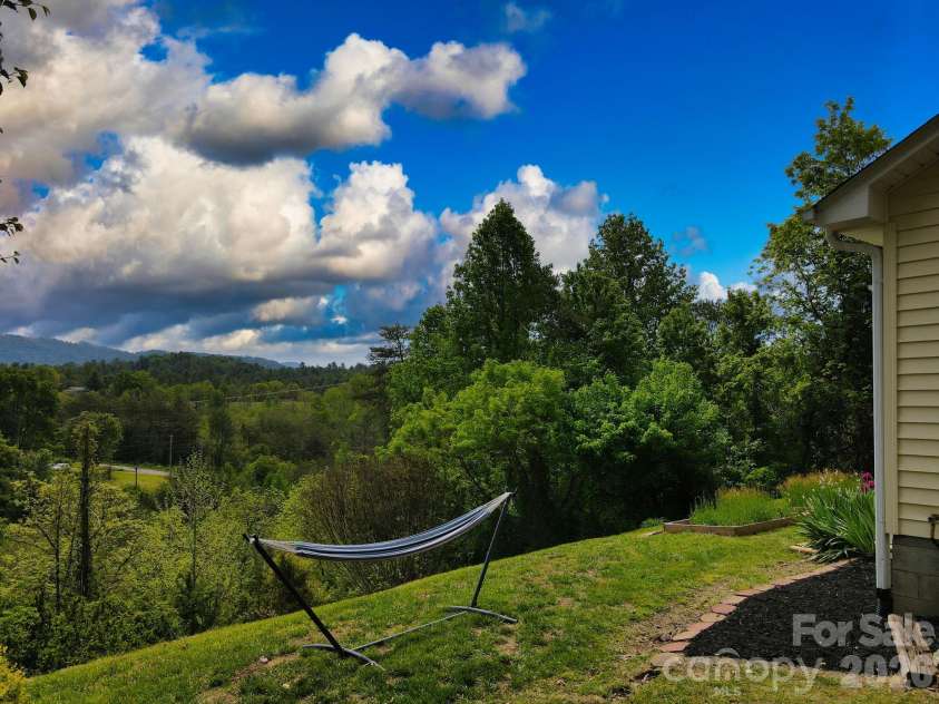 1798 New Stock Road, Weaverville, NC 28787.  MLS# CAR4379856, YatesRealty ID 27678. Year round mountain views.