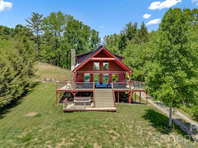 694 Boulder Road, Marshall, NC 28753.  MLS# CAR4384488, YatesRealty ID 27681. Cabin Serenity