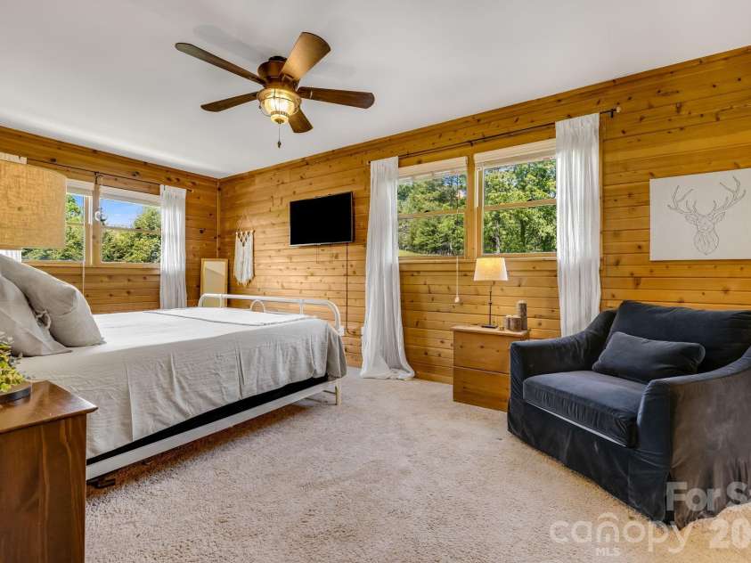 694 Boulder Road, Marshall, NC 28753.  MLS# CAR4384488, YatesRealty ID 27681. Large Main Bedroom