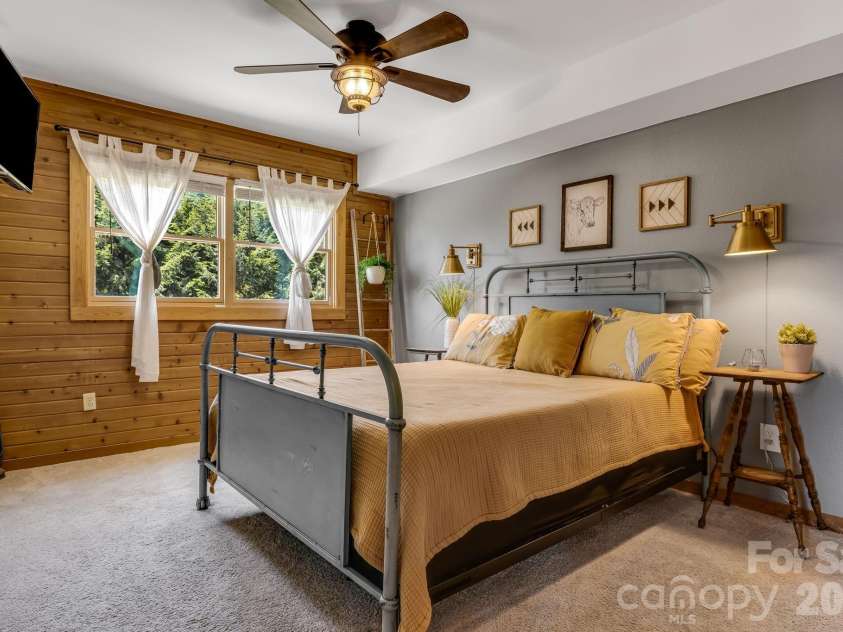 694 Boulder Road, Marshall, NC 28753.  MLS# CAR4384488, YatesRealty ID 27681. Main floor bedroom