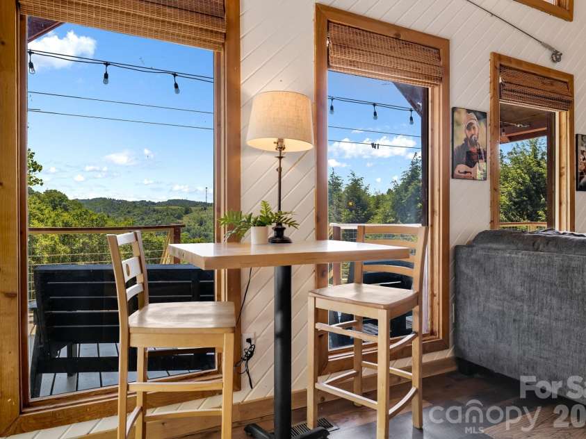 694 Boulder Road, Marshall, NC 28753.  MLS# CAR4384488, YatesRealty ID 27681. View from the kitchen.