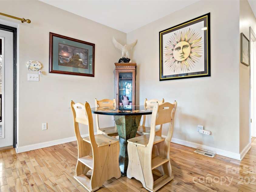 60 Valley View Drive, Marion, NC 28752.  MLS# CAR4217189, YatesRealty ID 27684. Lower level dining area/walk out basement