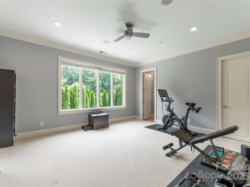 5915 Vidal Lane, Charlotte, NC 28226.  MLS# CAR4259909, YatesRealty ID 27691. Bedroom used as Gym