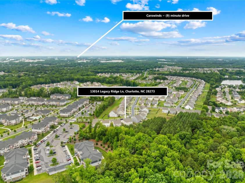13014 Legacy Ridge Lane, Charlotte, NC 28273.  MLS# CAR4383551, YatesRealty ID 27692. 