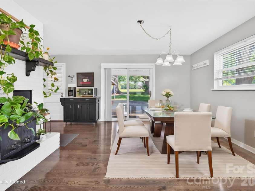 1771 24th Avenue Court, Hickory, NC 28601.  MLS# CAR4381961, YatesRealty ID 27693. Dining Room Virtually Staged