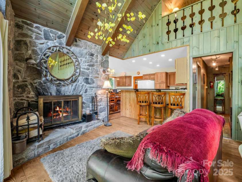 126 Sleeping Bear Lane, Lake Lure, NC 28746.  MLS# CAR4276702, YatesRealty ID 27694. 