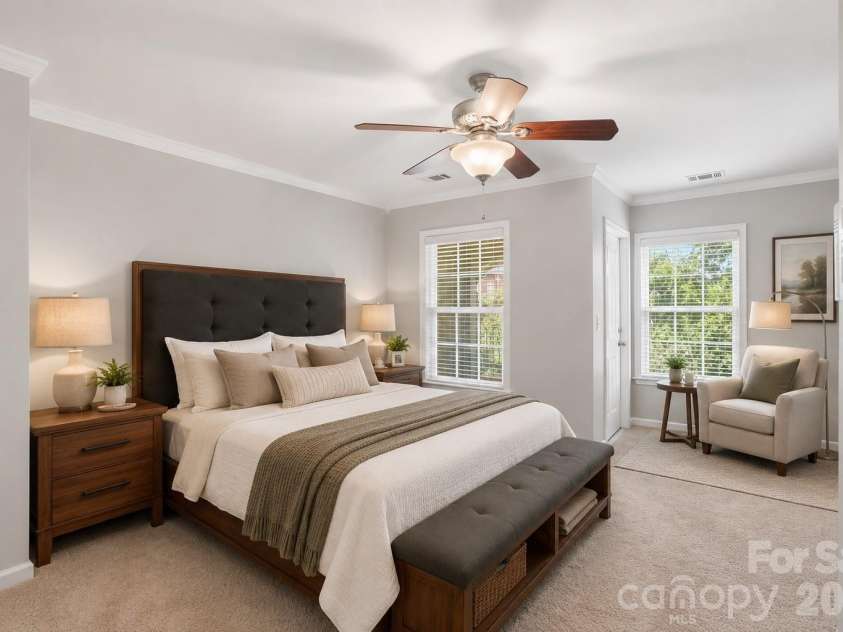 9417 Kings Parade Boulevard, Charlotte, NC 28273.  MLS# CAR4380075, YatesRealty ID 27695. Level 3: Primary Bedroom - Virtually Enhanced