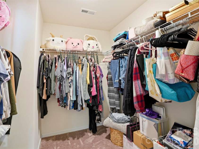 5231 Maynard Hill Drive, Monroe, NC 28110.  MLS# CAR4342492, YatesRealty ID 27696. Primary Closet