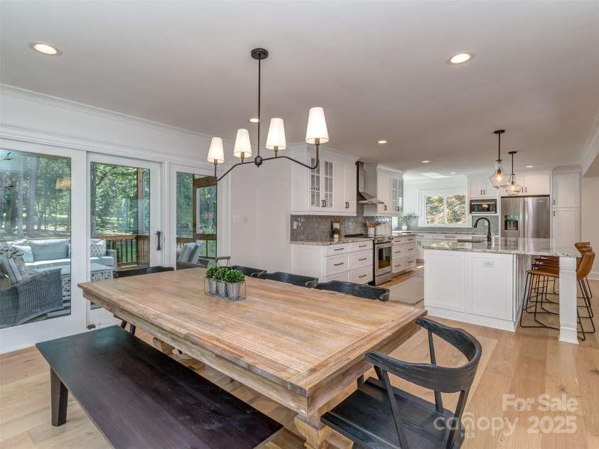 202 Walden Lane, Weddington, NC 28104.  MLS# CAR4274897, YatesRealty ID 27698. Dining area