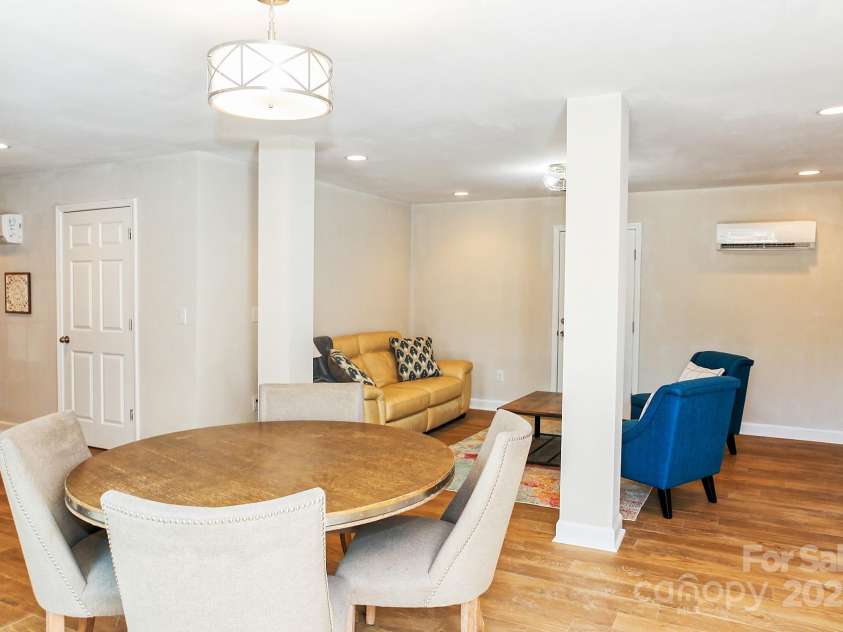 1516 Buffalo Shoals Road, Lincolnton, NC 28092.  MLS# CAR4281719, YatesRealty ID 27705. Lower Level - Dining areas and living area