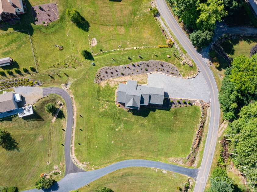 605 Red Bank Road, Waynesville, NC 28786.  MLS# CAR4277053, YatesRealty ID 27707. Aerial view
