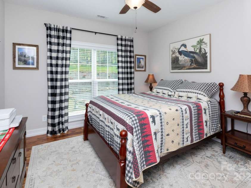 605 Red Bank Road, Waynesville, NC 28786.  MLS# CAR4313671, YatesRealty ID 27707. Guest bedroom 2 also has views and a walk in closet