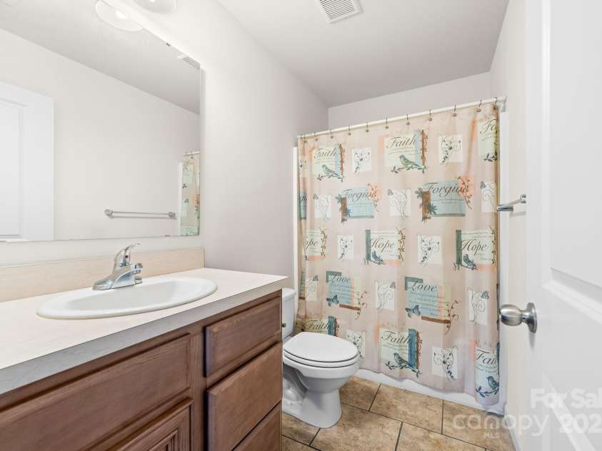 1957 Beth Haven Church Road, Denver, NC 28037.  MLS# CAR4243716, YatesRealty ID 27709. Hall Bathroom