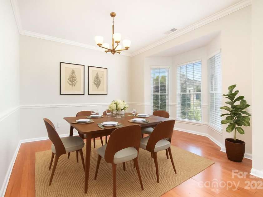 14911 Taggert Trail Drive, Charlotte, NC 28273.  MLS# CAR4270538, YatesRealty ID 27710. Dining room/flex space virtually staged