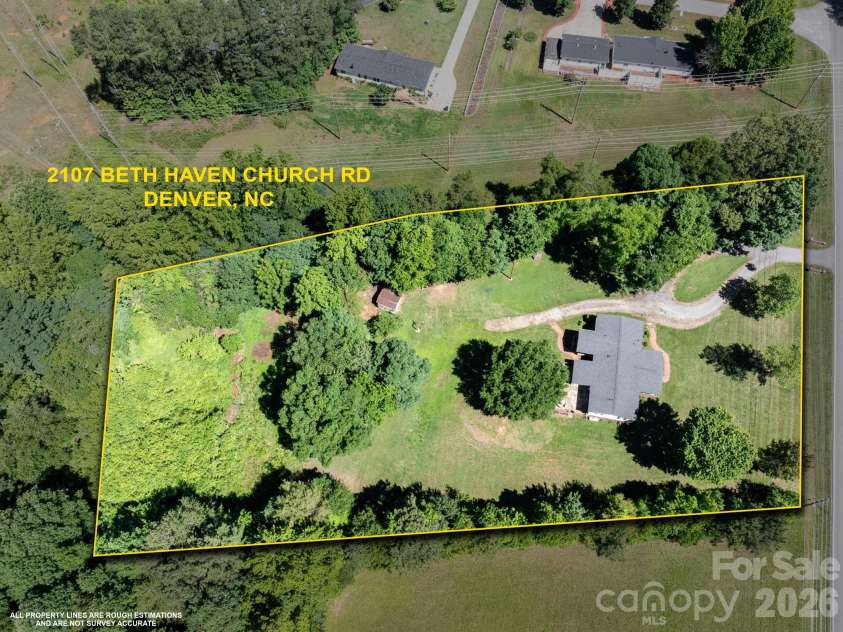 2107 Beth Haven Church Road, Denver, NC 28037.  MLS# CAR4387092, YatesRealty ID 27719. 
