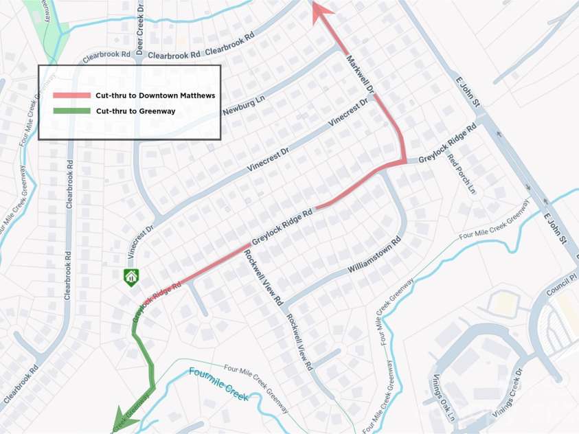 7519 Greylock Ridge Road, Matthews, NC 28105.  MLS# CAR4330676, YatesRealty ID 2772. 