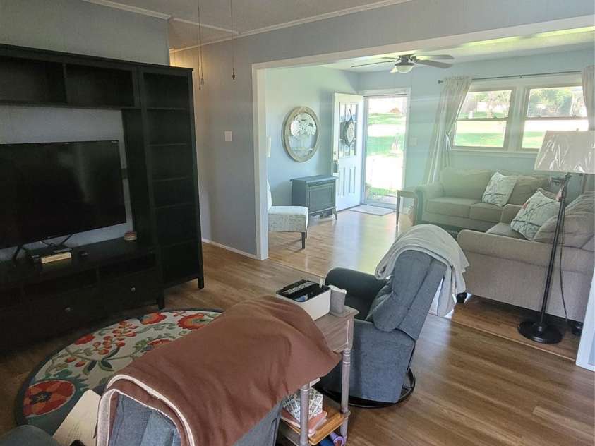 111 Redwood Lane, Gastonia, NC 28052.  MLS# CAR4273480, YatesRealty ID 27723. Family room with entertainment center