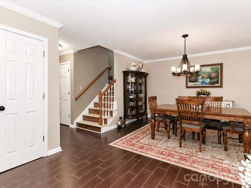 311 Deerfield Circle, Salisbury, NC 28147.  MLS# CAR4385691, YatesRealty ID 27728. Foyer looking into dining room