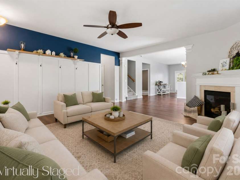 222 Flanders Drive, Mooresville, NC 28117.  MLS# CAR4386928, YatesRealty ID 27731. Virtually staged.