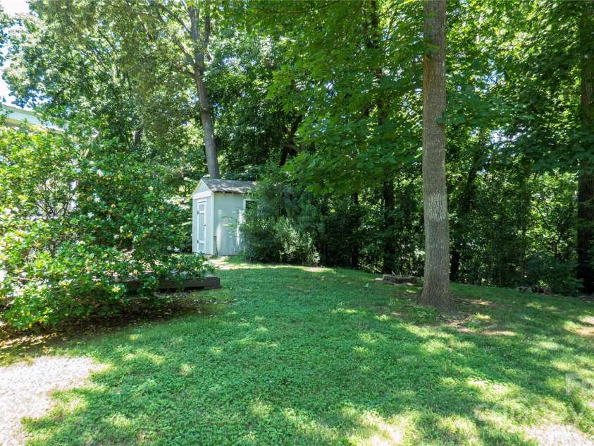 3008 Heathcroft Court, Charlotte, NC 28269.  MLS# CAR4269502, YatesRealty ID 27736. Backyard