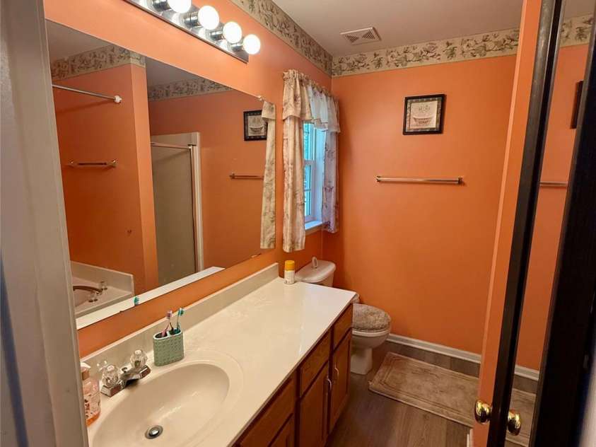 7267 Sandown Court, Harrisburg, NC 28075.  MLS# CAR4268335, YatesRealty ID 27737. Primary bathroom with shower and garden tub