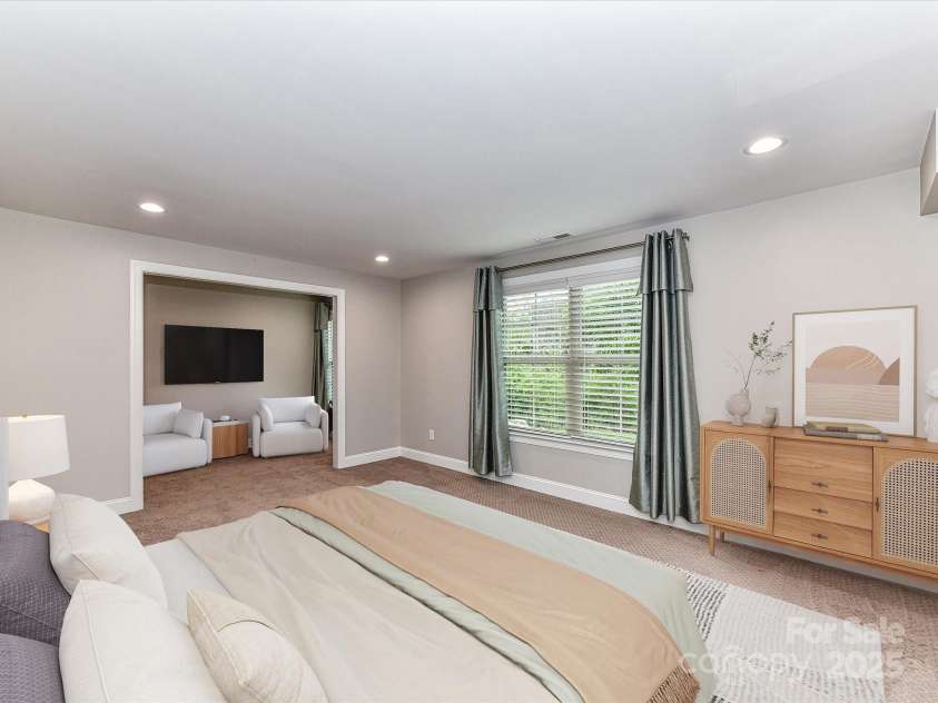 1805 Axholme Court, Waxhaw, NC 28173.  MLS# CAR4298904, YatesRealty ID 27747. Virtually staged basement