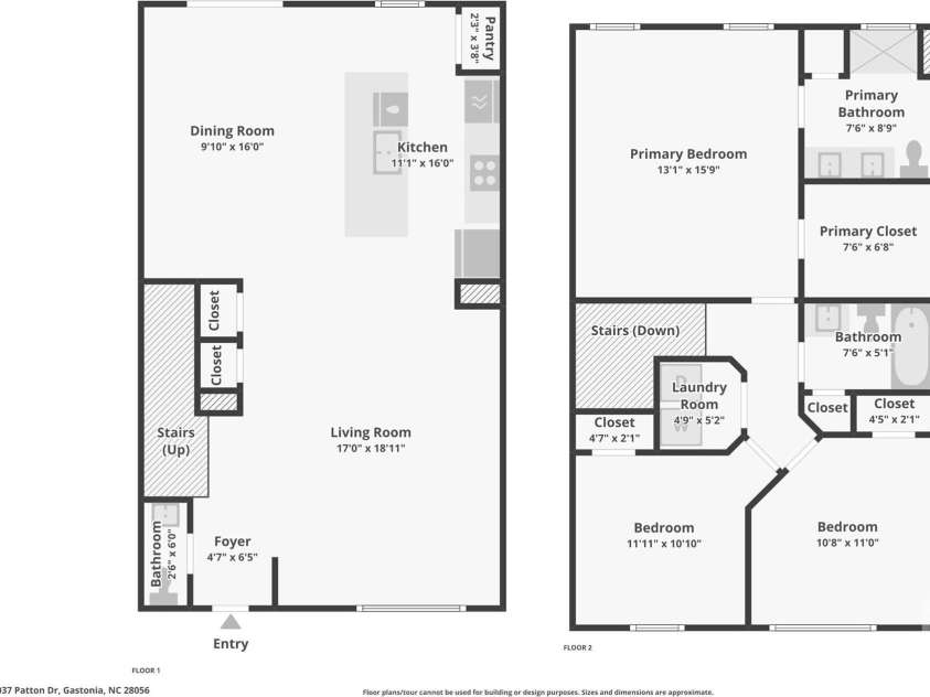 5037 Patton Drive, Cramerton, NC 28056.  MLS# CAR4276602, YatesRealty ID 27748. 