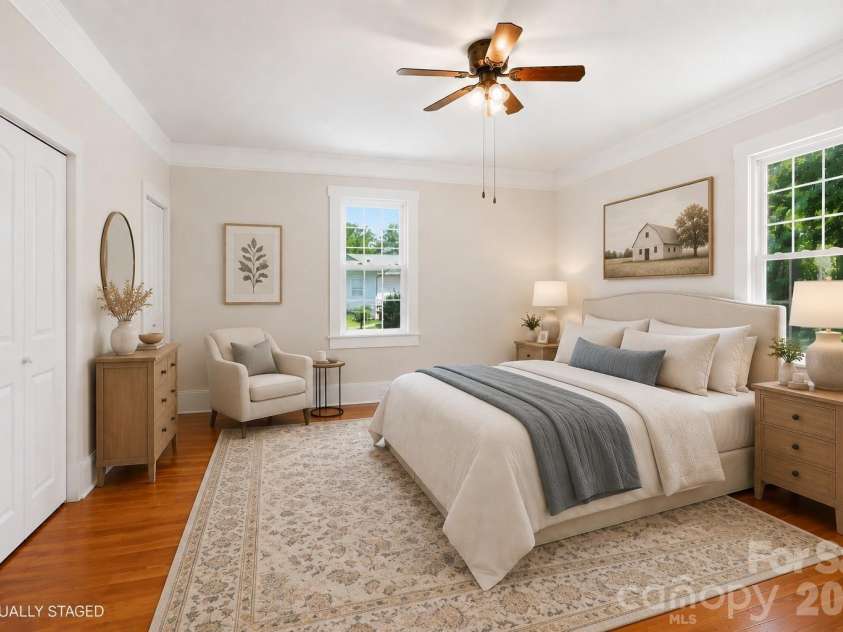 812 4th Street, Albemarle, NC 28001.  MLS# CAR4389806, YatesRealty ID 27748. Virtually Staged - Primary Bedroom