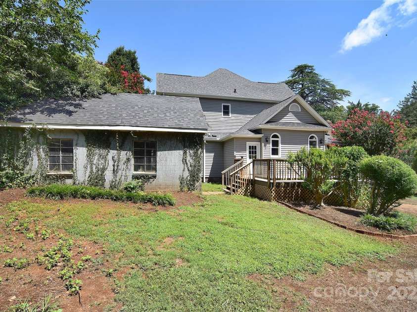 1707 Main Street, Salisbury, NC 28144.  MLS# CAR4281893, YatesRealty ID 27758. Back View of Home