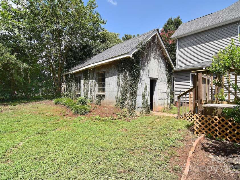 1707 Main Street, Salisbury, NC 28144.  MLS# CAR4281893, YatesRealty ID 27758. Shed has electrical access